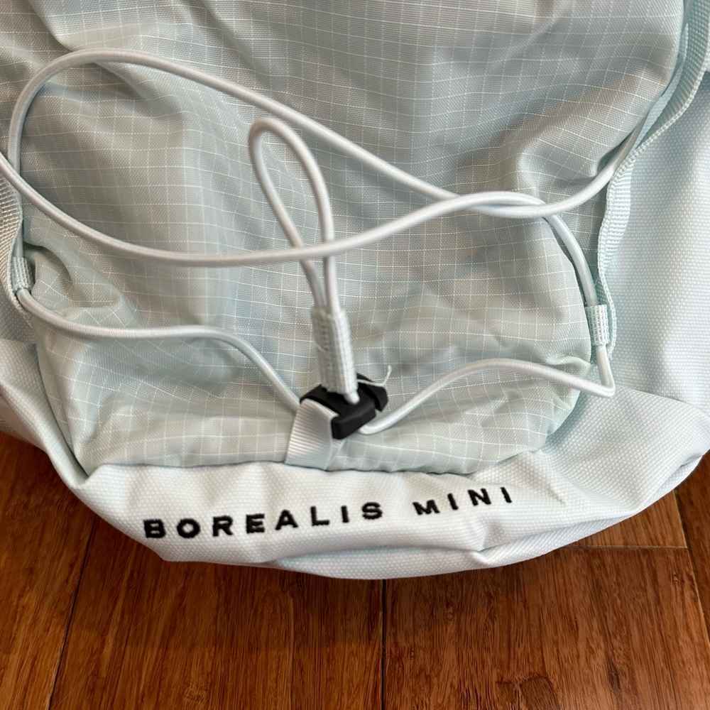 The North Face Borealis Mini Backpack in Ice Blue / TNF Black - Picture 3 of 13